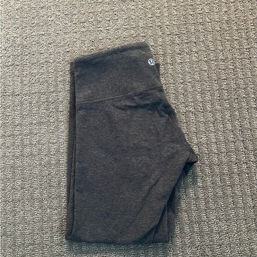 Lululemon Low-Rise Cropped Gray Leggings